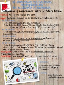 XII Jornadas de Salidas Profesionales en Economía y Empresa